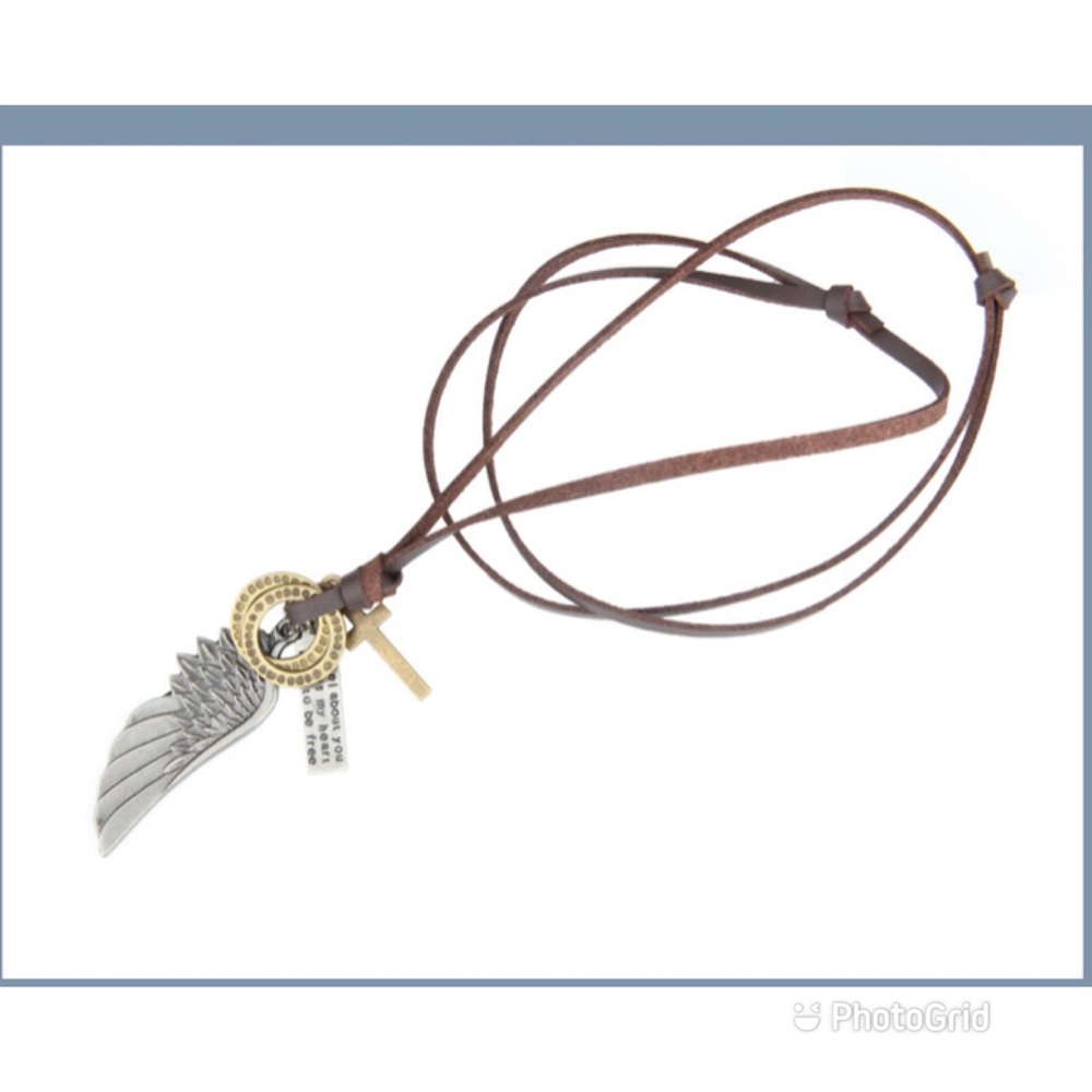 Feather Angel Wings Necklace & Pendants - Picture 5 of 6